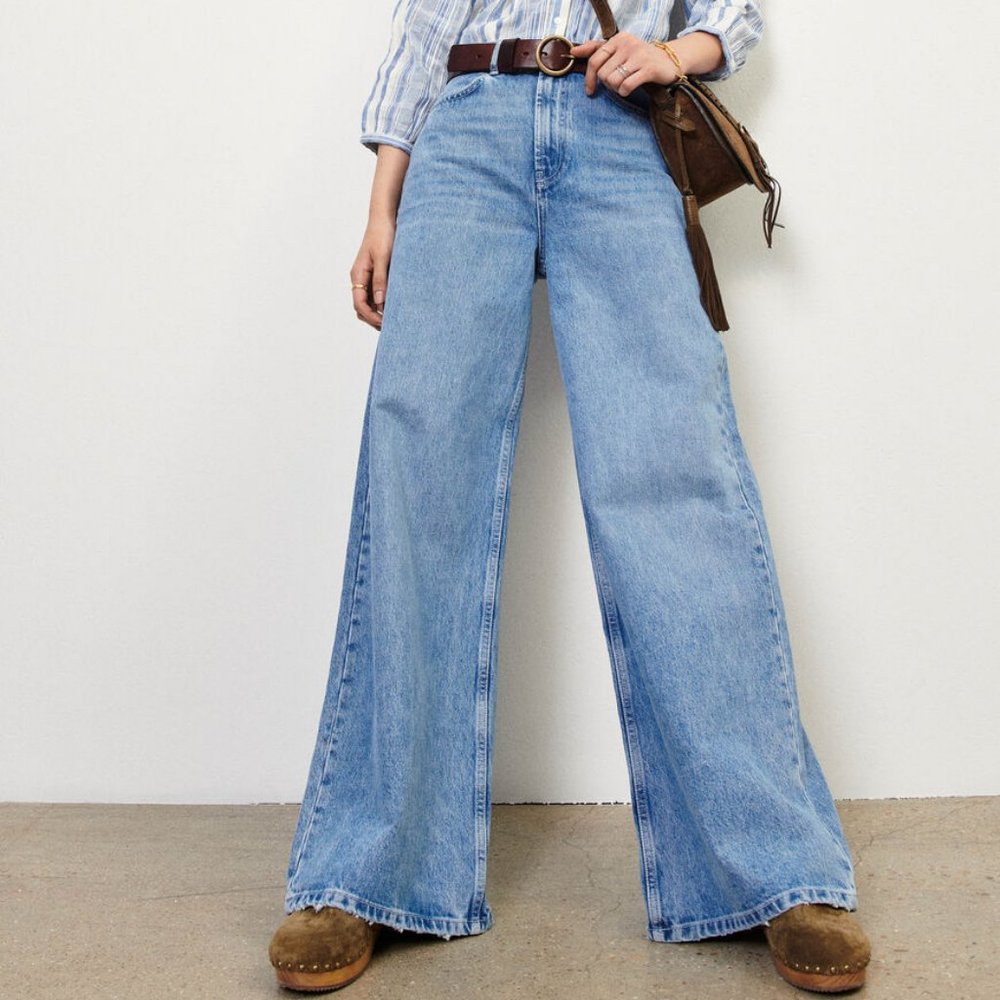 ba&sh SOUL cotton flared jeans (US size 2)